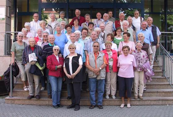 ... auf den Stufen des Hotels in Wernigerode